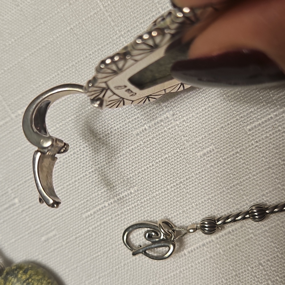 Carolyn Pollack Statement Pendant and Necklace 18-36 in - Picture 4 of 5
